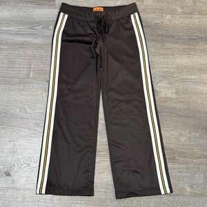 Juicy track pants brown y2k style small striped